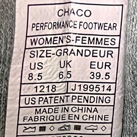 Chaco Kanarra Hiking Walking Shoes - Olive/Gray - 8.5 - Picture 12 of 12